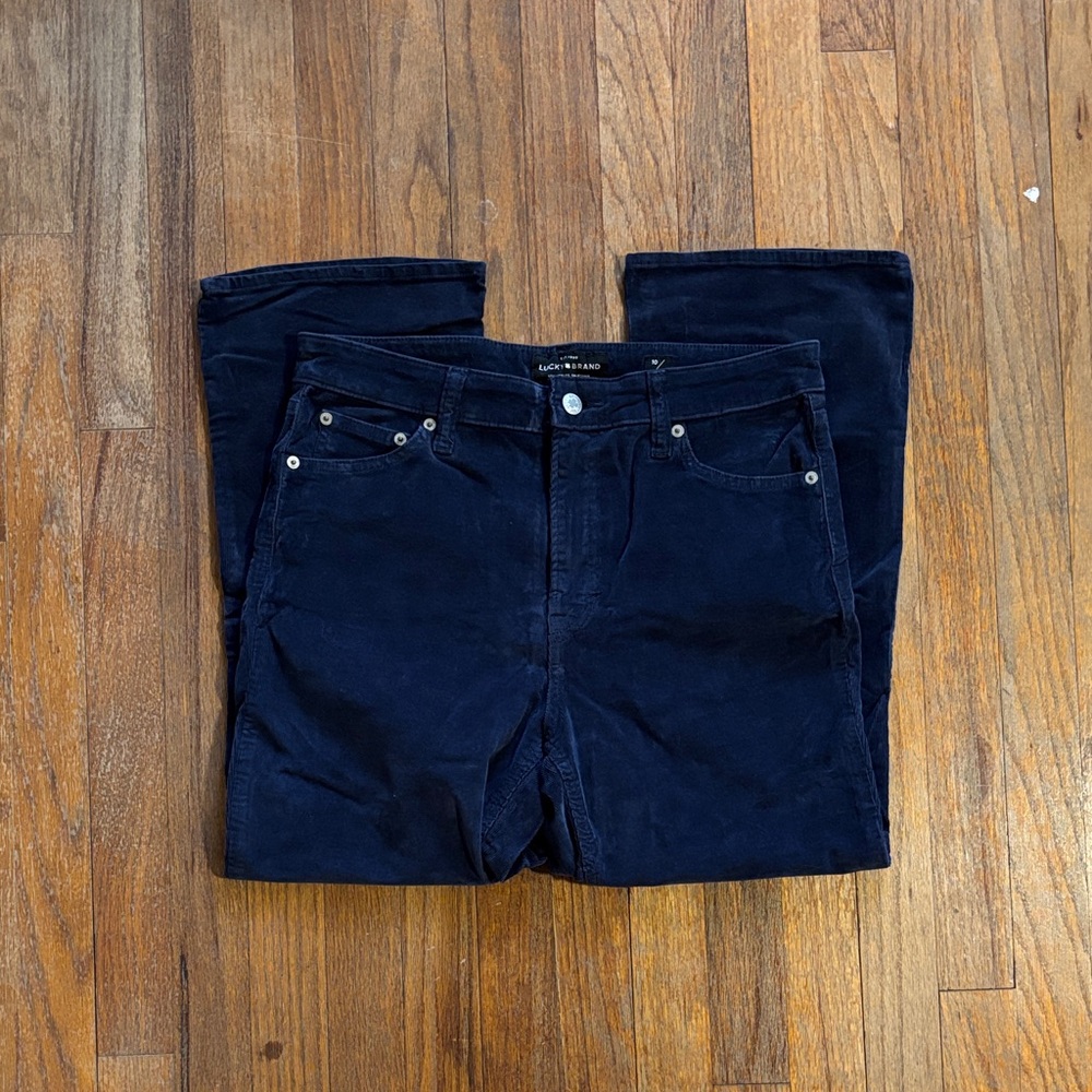 Lucky Brand Navy Corduroy Pants size 10/30